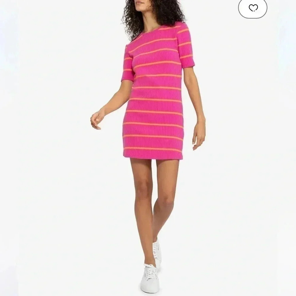 Sanctuary Must Have Stripe Dress in Tangerine Tart Stripe size XL